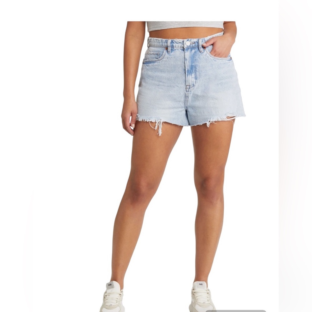 NWT! Blank NYC The Reeve Ultra High Rise Feel For You Denim Shorts